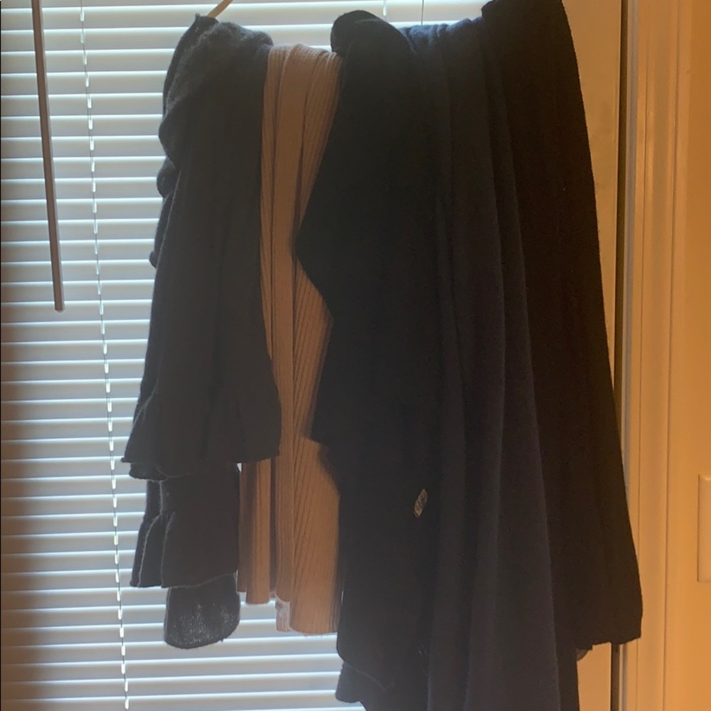 Five 100% Cashmere Scarves